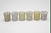 Kitchen & Housewares : 6 Vintage Mixed Pastel Shade Design Tealight Holders B7207428