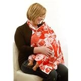 Peanut Shell Nursing Cover- Red Yoko