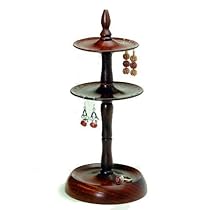 Fair Trade Handmade Wood Earring Stand Fair Trade Handmade Wood Earring Stand