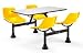 Office Products : 24 X 48 Cluster Seating With 4 Seats - Yellow