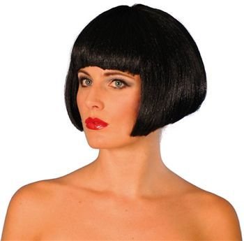 Childrens Toyshop  Toys : Fancy Dress Costume - Wig - Babe Wig - Black