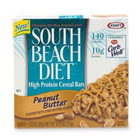 South Beach Diet High Protein Cereal Bars, Peanut Butter 5 ea