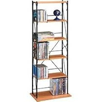 Oasis Media Shelf - Maple/ Black