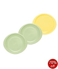 Tiny Dining microwave plates - 3pk