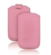 Housse / Etui SimiliCuir Rose avec languette pour Motorola Motoluxe
