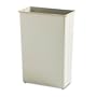 Wastebasket, Steel, Rectangular, Firesafe, 22 Gal, 20-3/4" x 11" x29-1/2", Sand SAF9618SA