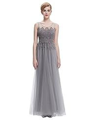 Polyester/Tulle  Lace Cocktail Sleeveless  Ball Gown Evening Dress/Pageant Dress/Prom Dress/Party Dress/Wedding Dress 