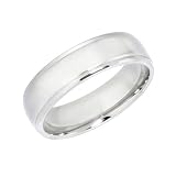 Karat Platinum Wedding Band Ring, Size 8