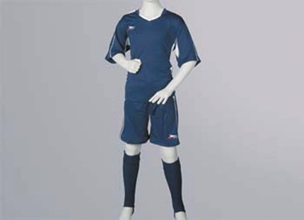 Ki.Trikotset Mundial 1/2 Arm, marine/weiss, 100%PES,