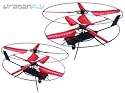 Two Firefly Radio Contolled Electric Indoor Helicopters - Fly Together