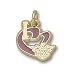 Phoenix Suns 1/2in Heart Pendant 14kt Gold/14kt Yellow Gold