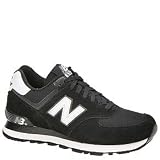 New Balance Women's W 574 (Black/White 10.0 B)