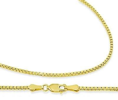 16 Inch Golden Chain Amazon 14k Yellow Gold Box Chain Solid