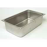 Stainless Steel Steam Hotel Pan Full Size 6''D