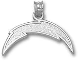 San Diego Chargers 1/2 Lightning Bolt Pendant - Sterling Silver Jewelry