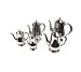 Deluxe Beverage Server, 32 Ounce, 18/8 Polished Stainless Steel, Gooseneck Spout, Hollow Handle (24 Pieces/Unit)