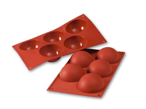 Silicone Bakeware: Half-Sphere 4 Oz, 3.15