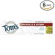 Tom's of Maine Natural Antiplaque Toothpaste, Fennel, 6-Ounce Tubes (Pack of 6)