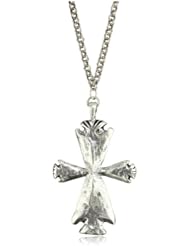 Low Luv by Erin Wasson Silver-Tone Arrowhead Cross Necklace