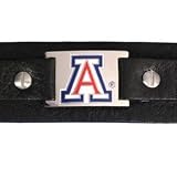 Arizona State Sun Devils Italian Leather Cuff Bracelet