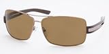 Prada Sunglasses - PR54IS / Frame: Dark Bronze Lens: Polarized Brown