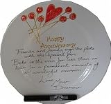 40th Anniversary Gift Signed and Sealed Plate (Round)