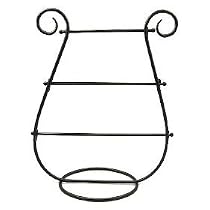 Table Top Jewelry Bracelet Holder Rack Stand Display Black Metal Harp