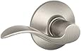 Schlage F10VACC619 Accent Passage Lever, Satin Nickel