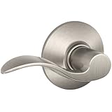 Schlage F10VACC619 Accent Passage Lever, Satin Nickel