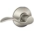 Schlage F10VACC619 Accent Passage Lever, Satin Nickel
