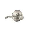 Schlage F10ACC619 Accent Passage Lever, Satin Nickel