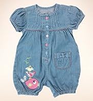 Pure Cotton Fish Denim All in One
