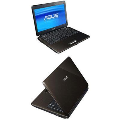 ASUS K40IJ B1B - P T4200 / 2 GHz - RAM 2 GB - HDD 250 GB - DVD?RW / DVD-RAM - GMA 4500MHD - Gigabit Ethernet - WLAN : 802.11b/g/n (draft) - Vista Business (32/64 bits) / XP Pro downgrade - pre-installed: Windows Vista - 14" Widescreen TFT 1366 x 768 ( WXGA ) Color Shine - camera - Microsoft Office Ready