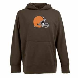NFL Men's Cleveland Browns Signature Hooded Sweatshirt (Brown, XX-Large) On Sale