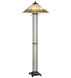 IMAGE OF Meyda Tiffany 17385 Floor Lamp, Beige Green