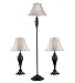 Kenroy Home 80006BRZ Kylie Table and Floor Lamp, 3 Pack, Bronze