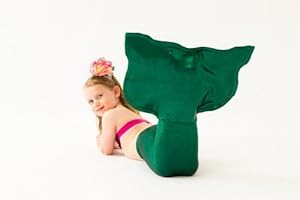 Sparkly Mermaid Tail By Applejack Apparel (XXL 16, Green)