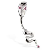 Cobra belly button ring