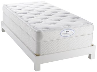 Full Simmons Beautyrest Beginnings Brilliant Dreams RiteHeight Plush Firm Mattress Set