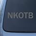 Search : NKOTB - New Kids on the Block - Vinyl Decal Sticker #A1433 | Vinyl Color: Silver