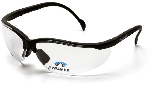 Pyramex Safety V2 Readers SB1810R25 stabile Schutzbrille mit integrierter Lesebrille / Weitsichtst&auml;rke +2.5 / besonders leichter Tragekomfort / fa ...