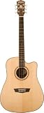 Washburn Solid Sitka Spruce Cutaway Acoustic Guitar - WD20SCE