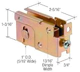 CRL 1 Steel Ball Bearing Sliding Glass Door Roller with 3/4 Wide Housing for Guaranteed Products - Package