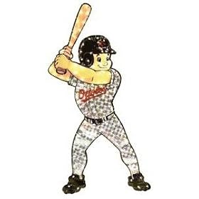 Baltimore Orioles MLB Light-Up Animated Player Lawn Decoration (44")