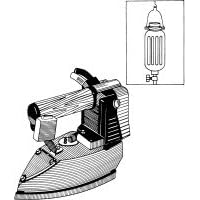 HI-552P 220 V HASHIMA IND STEAM IRON WITH WATER TANK
