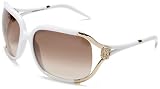 Roberto Cavalli Women's RC370SW Metal And Resin Sunglasses,White Frame/Silver Flash Lens,one size