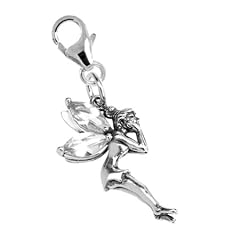 Charm-Anh�nger Gefl�gelte Elfe aus 925 Sterling Silber zum Einh�ngen in ein Bettelarmband. Von International Connection.