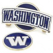 Washington Huskies Hat Clip Golf Ball Marker