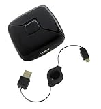 Portable 3 in 1 Charger with Retractable USB, Folding Wall Charger & Car Ch ....