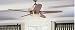 Monte Carlo Arch, 60-Inch 5-Blade Ceiling Fan with Remote and Light Kit, Roman Bronze Motor Finish and Teak Veneer Blades, 5AHR60RBD